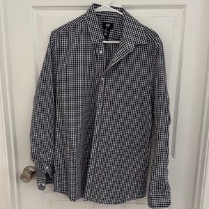 H&M Monochrome Checkered Men's Shirt
